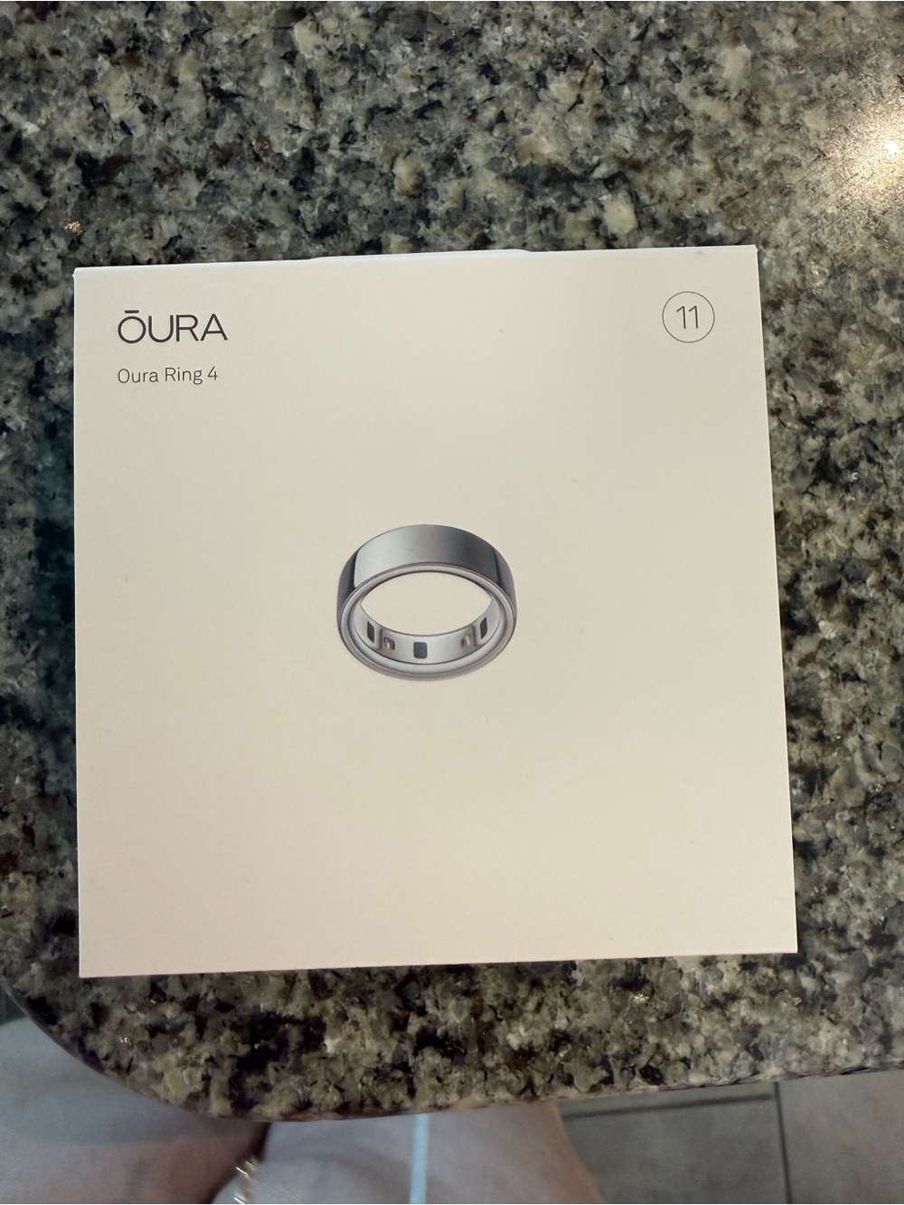 Oura Ring 4 Silver Boxed (Size 11)